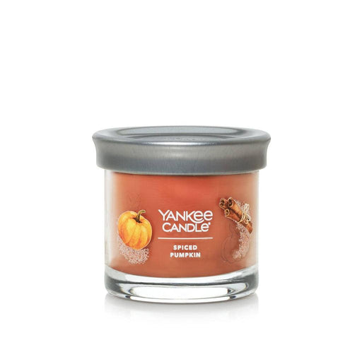 Yankee Candle : Signature Small Tumbler Candle in Spiced Pumpkin - Yankee Candle : Signature Small Tumbler Candle in Spiced Pumpkin - Annies Hallmark and Gretchens Hallmark, Sister Stores