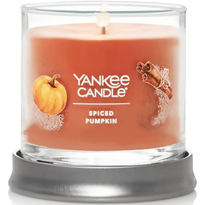 Yankee Candle : Signature Small Tumbler Candle in Spiced Pumpkin - Yankee Candle : Signature Small Tumbler Candle in Spiced Pumpkin - Annies Hallmark and Gretchens Hallmark, Sister Stores