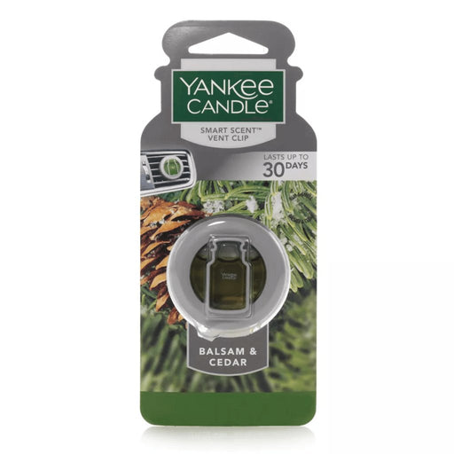 Yankee Candle : Smart Scent™ Vent Clip in Balsam & Cedar - Yankee Candle : Smart Scent™ Vent Clip in Balsam & Cedar - Annies Hallmark and Gretchens Hallmark, Sister Stores