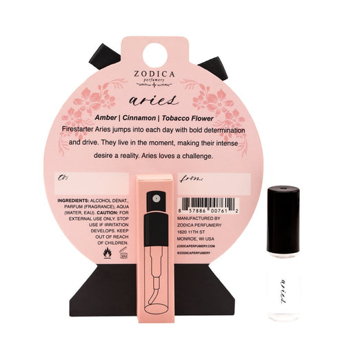 Zodica Perfumery : Perfumette Card 2ml .05oz in Aries - Zodica Perfumery : Perfumette Card 2ml .05oz in Aries